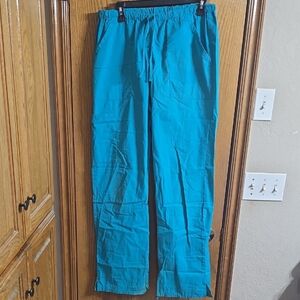 Cherokee Straight Leg Scrubs Teal